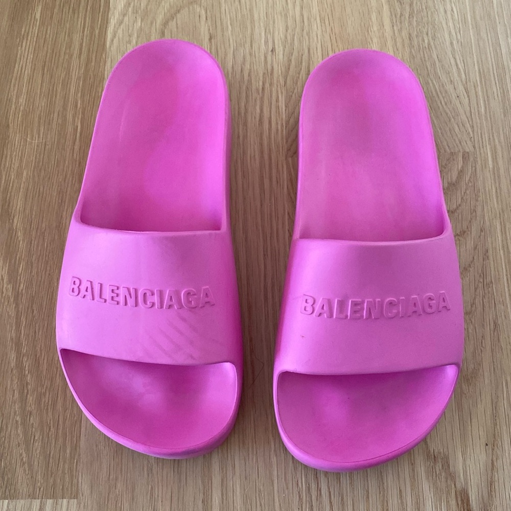 Balenciaga Women’s Chunky Slide Sandals